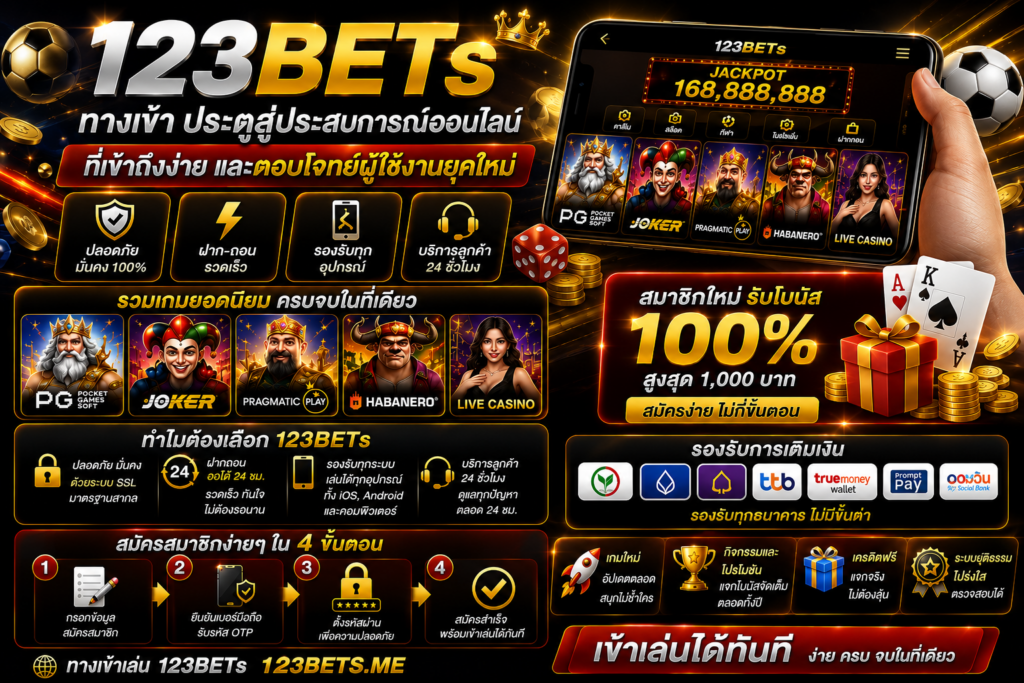 123bets ทางเข้า